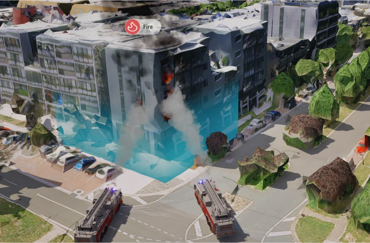 From Visualization to VR Training: Fire & Gas Simulation in a Digital Twin